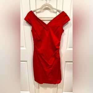 New York & Co Flaming Red Dress